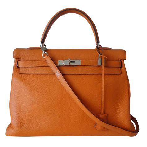 sac hermes kelly orange|hermes kelly bags.